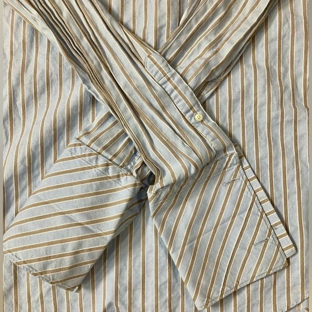 Banana Republic Men’s Medium Fitted Button Down Dress‎ Shirt with French Cuffs